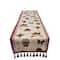 Wizardi 13.75" x 71" Classic Holiday Ornaments Christmas Table Runner